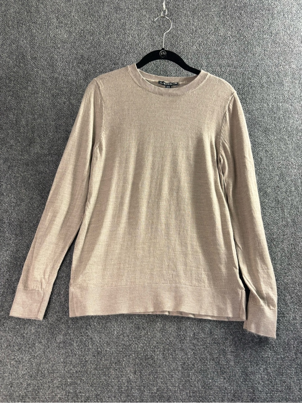 Women's Crewneck Moreno wool baselayer Sweater in Taupe